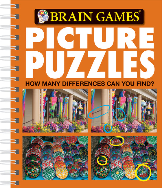 Book cover for Brain Games - Picture Puzzles #5: How Many Differences Can You Find?: Volume 5