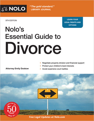Book cover for Nolo's Essential Guide to Divorce