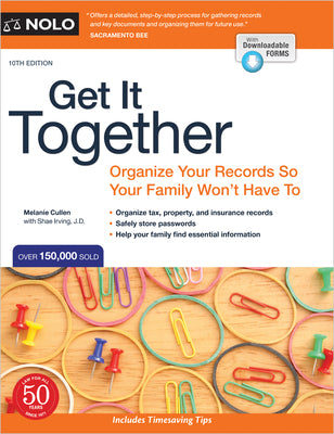 Book cover for Get It Together: Organize Your Records So Your Family Won't Have to
