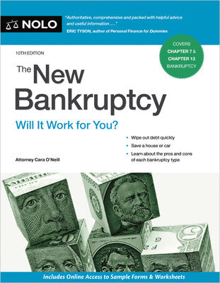 Book cover for The New Bankruptcy: Will It Work for You?