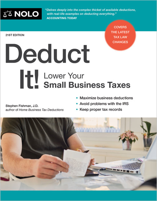 Book cover for Deduct It!: Lower Your Small Business Taxes
