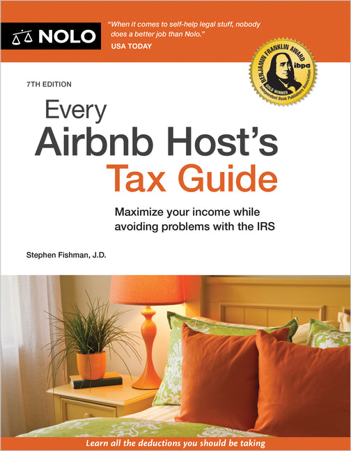 Book cover for Every Airbnb Host's Tax Guide