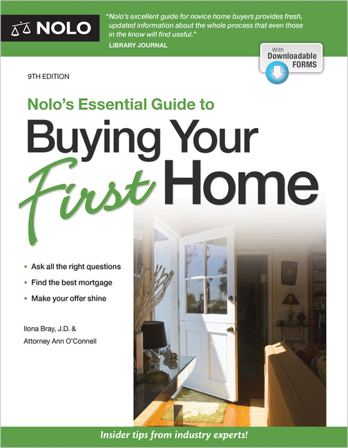 Book cover for Nolo's Essential Guide to Buying Your First Home