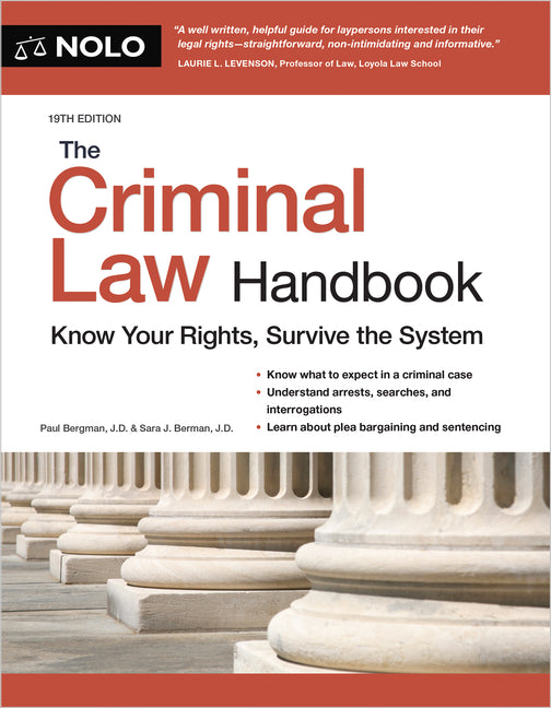Book cover for Criminal Law Handbook: Know Your Rights, Survive the System