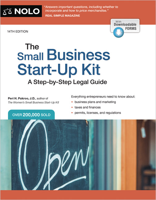 Book cover for Small Business Start-Up Kit: A Step-By-Step Legal Guide