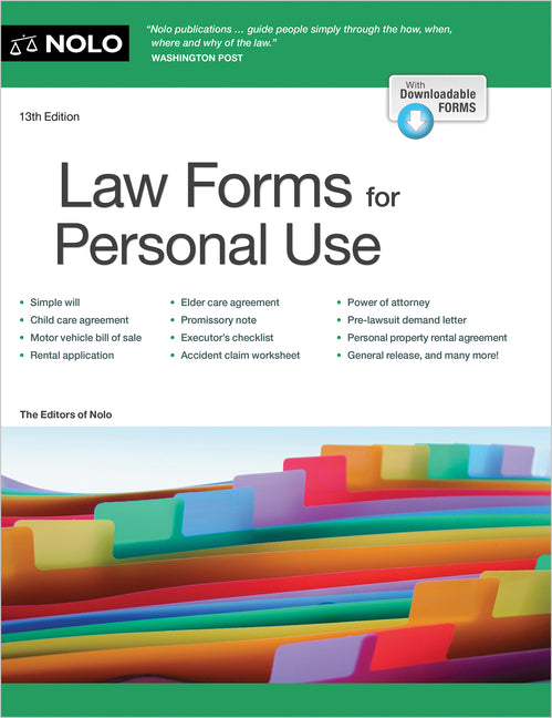 Book cover for Law Forms for Personal Use