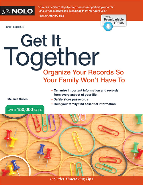 Book cover for Get It Together: Organize Your Records So Your Family Won't Have to