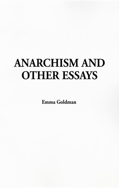 Book cover for Anarchism and Other Essays