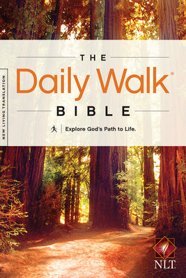 Book cover for Daily Walk Bible-NLT: Explore God's Path to Life