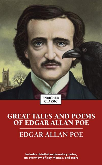 Book cover for Great Tales and Poems of Edgar Allan Poe