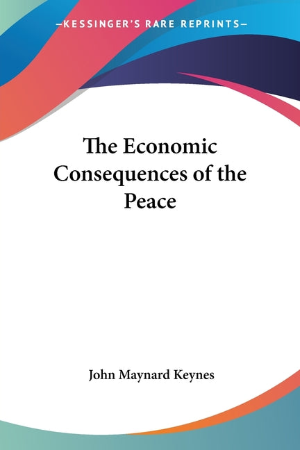 Book cover for Economic Consequences of the Peace