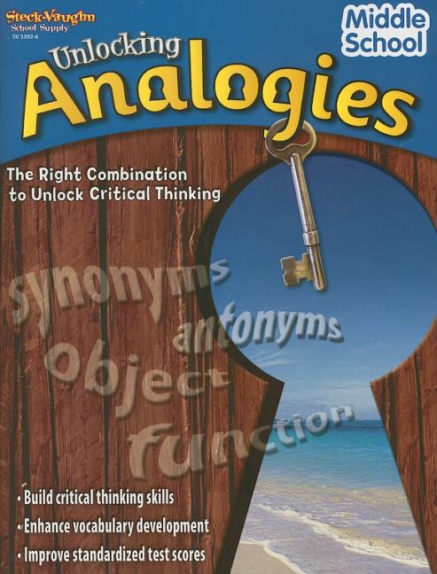 Book cover for Unlocking Analogies Reproducible Middle School (2008)