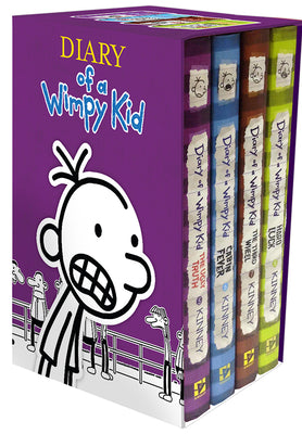 Book cover for Diary of a Wimpy Kid Box of Books 5-8