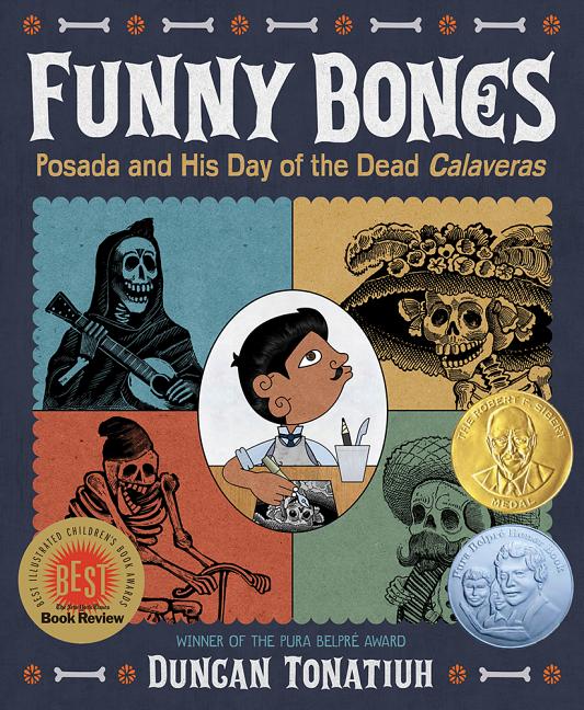 Book cover for Funny Bones: Posada and His Day of the Dead Calaveras