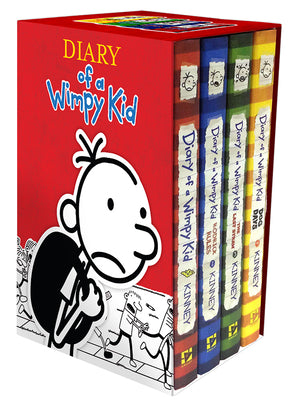 Book cover for Diary of a Wimpy Kid Box of Books 1-4
