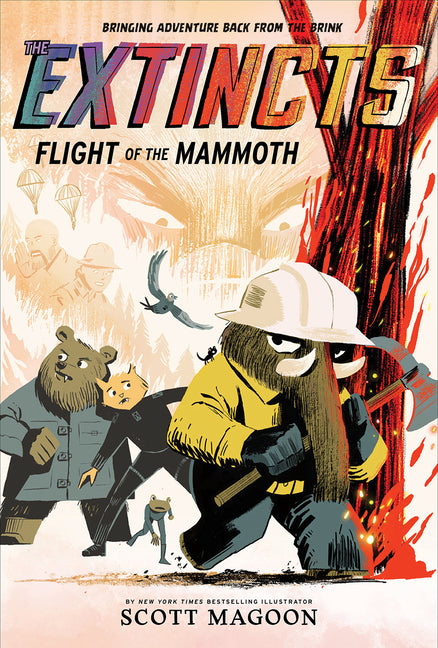 Book cover for Extincts: Flight of the Mammoth (the Extincts #2): A Graphic Novel