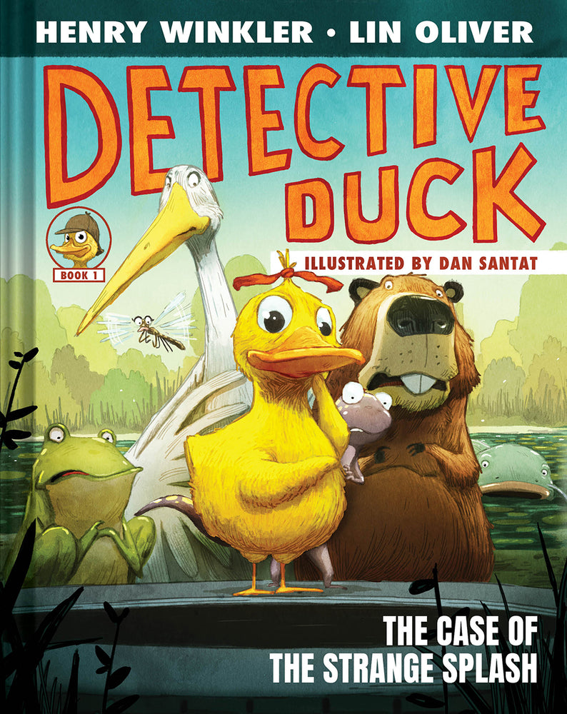 Book cover for Detective Duck: The Case of the Strange Splash (Detective Duck #1)