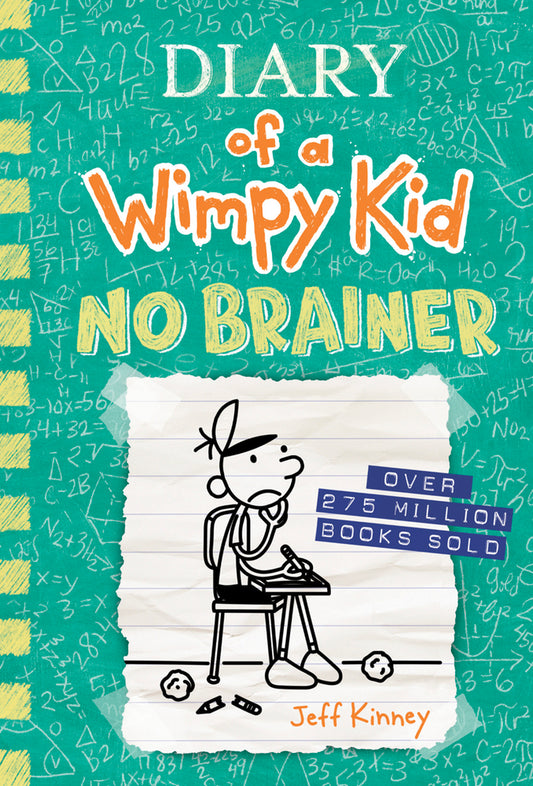 Book cover for No Brainer (Diary of a Wimpy Kid Book 18)