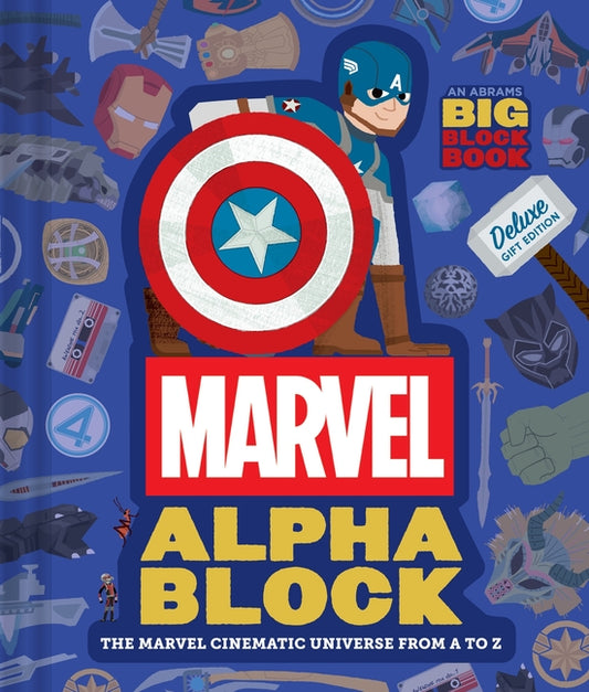 Book cover for Marvel Alphablock: Deluxe Gift Edition (an Abrams Big Block Book)