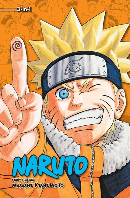 Book cover for Naruto (3-In-1 Edition), Vol. 8: Includes Vols. 22, 23 & 24
