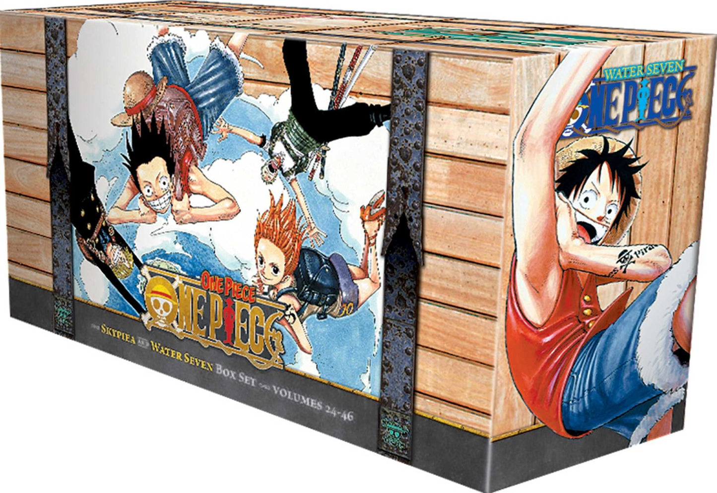 Book cover for One Piece Box Set 2: Skypiea and Water Seven: Volumes 24-46 with Premium