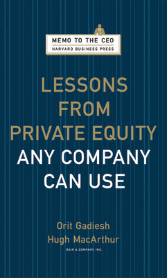 Book cover for Lessons from Private Equity