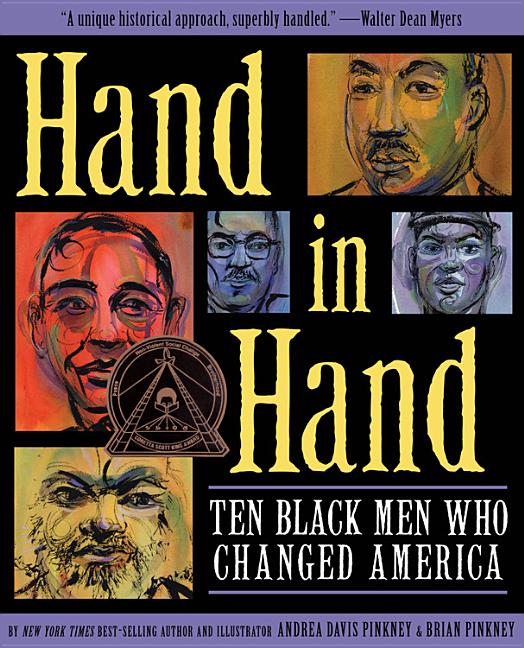 Book cover for Hand in Hand: Ten Black Men Who Changed America (Coretta Scott King Author Award Winner)