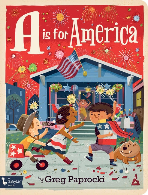 Book cover for A is for America