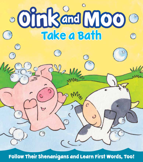 Book cover for Oink and Moo Take a Bath