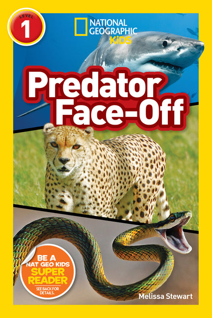 Book cover for Predator Face-Off (National Geographic Kids Readers, Level 1)