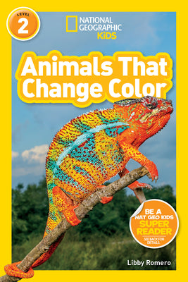 Book cover for National Geographic Readers: Animals That Change Color (L2)