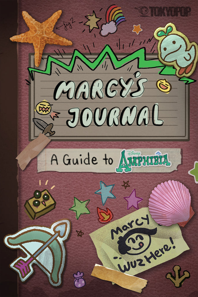 Book cover for Disney Manga: Marcy's Journal - A Guide to Amphibia (Hardcover Edition)