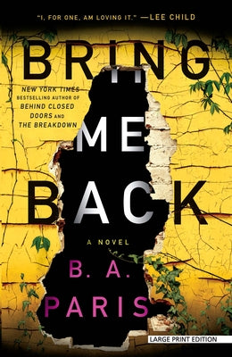 Book cover for Bring Me Back