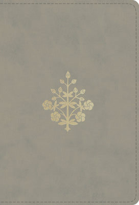 Book cover for ESV Large Print Compact Bible (Trutone, Stone, Branch Design)