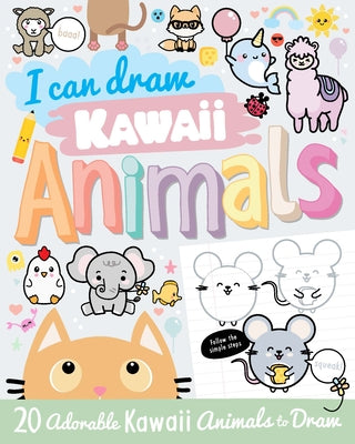 Book cover for I Can Draw Kawaii Animals