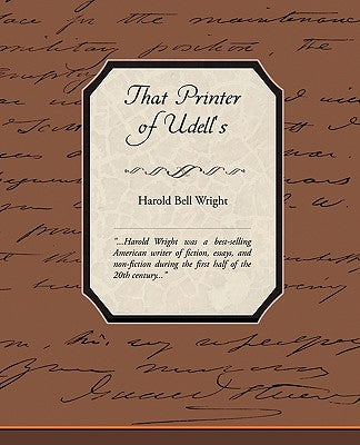 Book cover for That Printer of Udell's