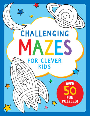 Book cover for Challenging Mazes for Clever Kids