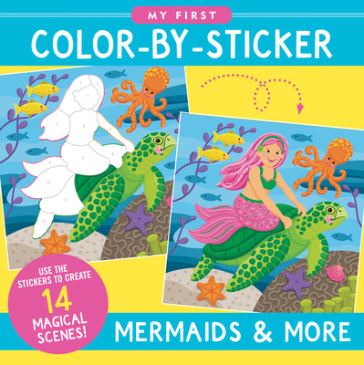 Book cover for Color-By-Sticker - Mermaids & More