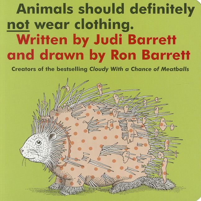 Book cover for Animals Should Definitely Not Wear Clothing