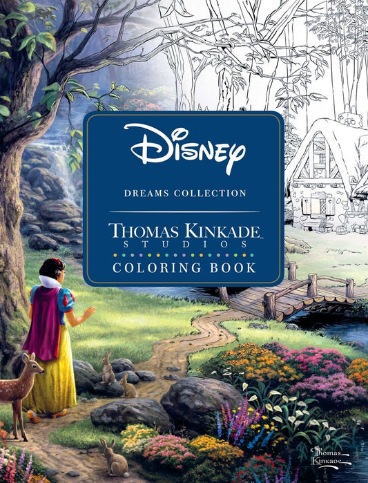Book cover for Disney Dreams Collection Thomas Kinkade Studios Coloring Book