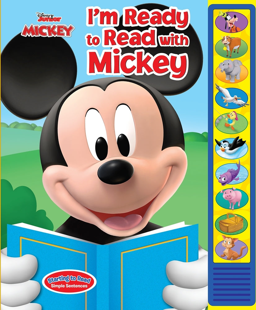 Book cover for Disney Junior Mickey Mouse Clubhouse: I'm Ready to Read with Mickey Sound Book [With Battery]