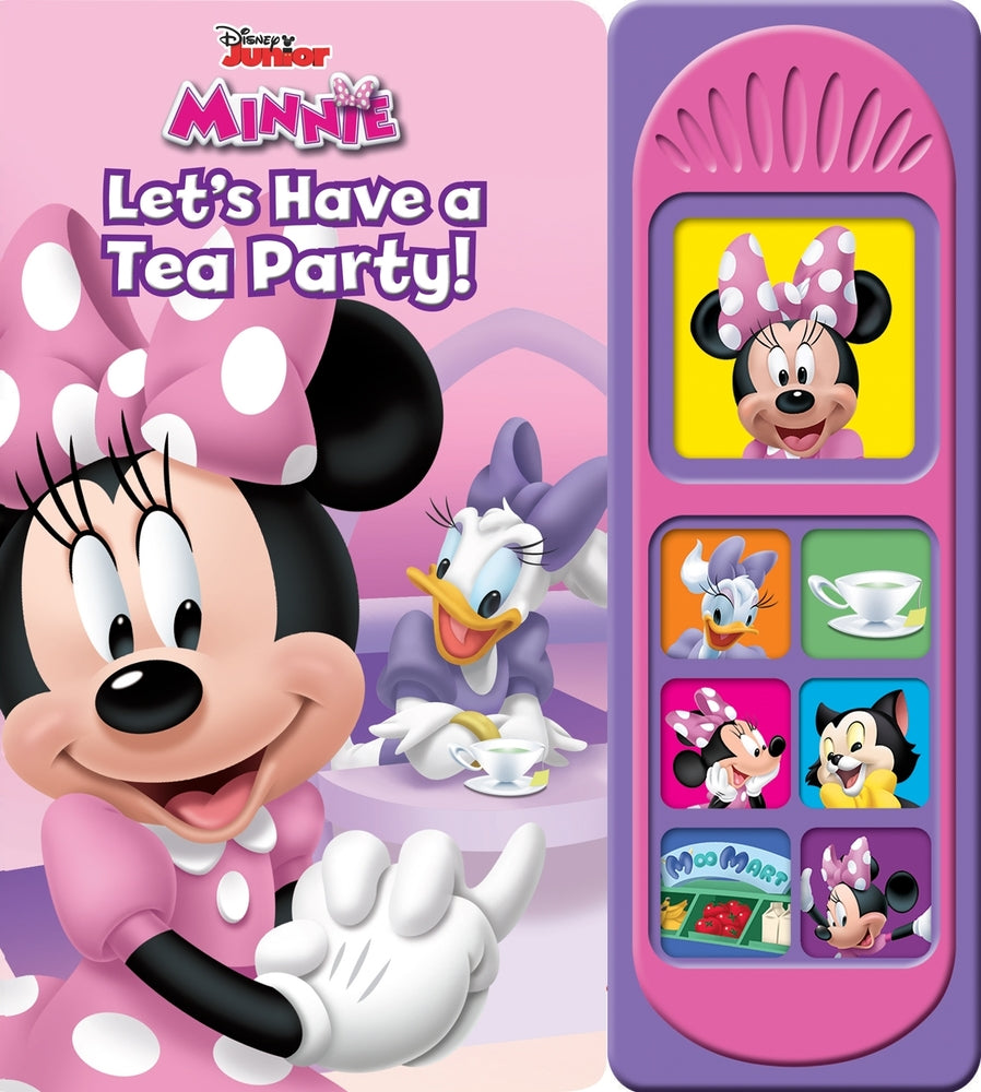 Book cover for Disney Junior Minnie: Let's Have a Tea Party! Sound Book [With Battery]