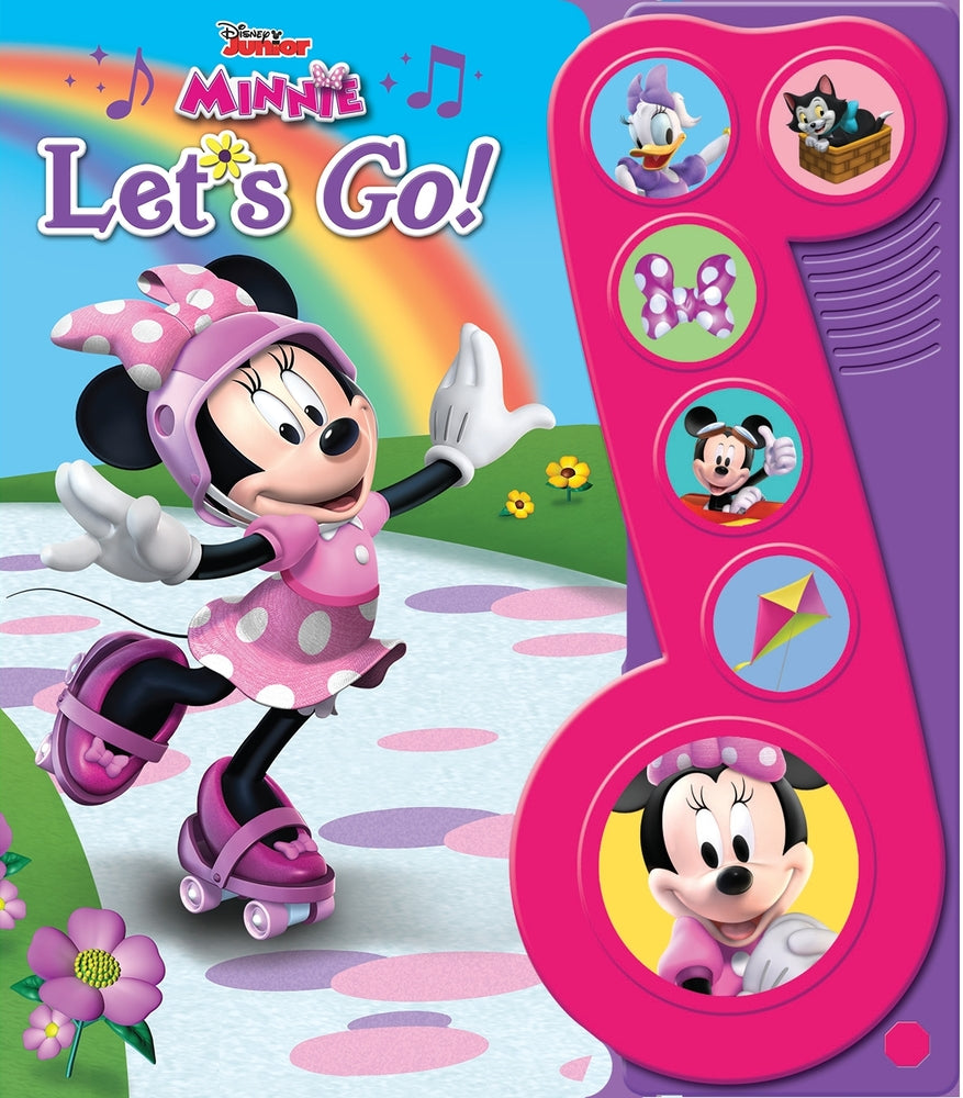 Book cover for Disney Junior Minnie: Let's Go! Sound Book [With Battery]