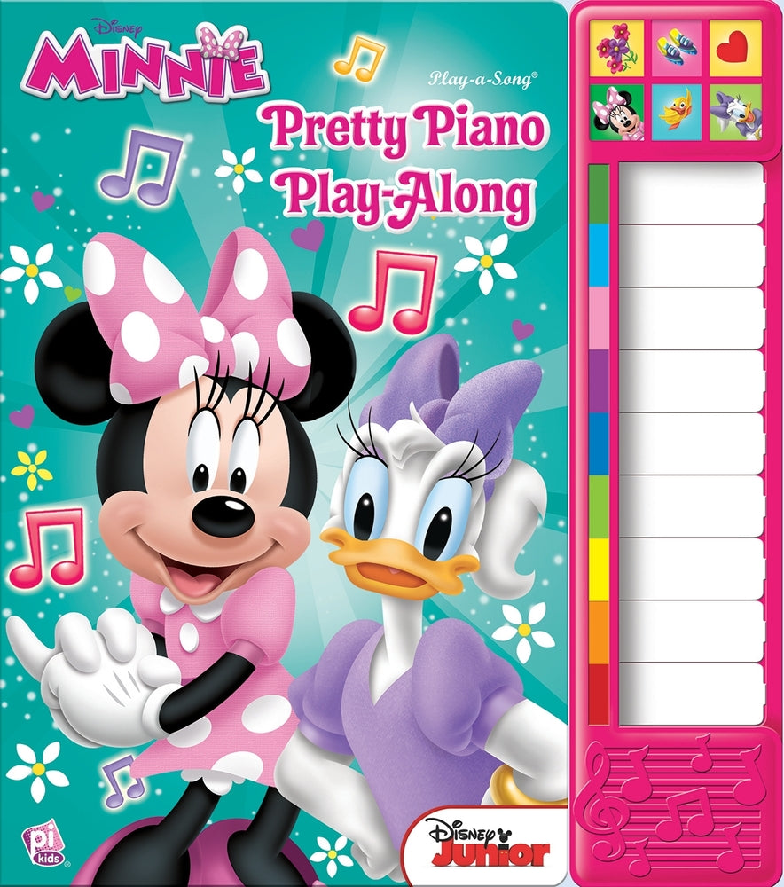 Book cover for Disney Junior Minnie: Pretty Piano Play-Along Sound Book [With Battery]