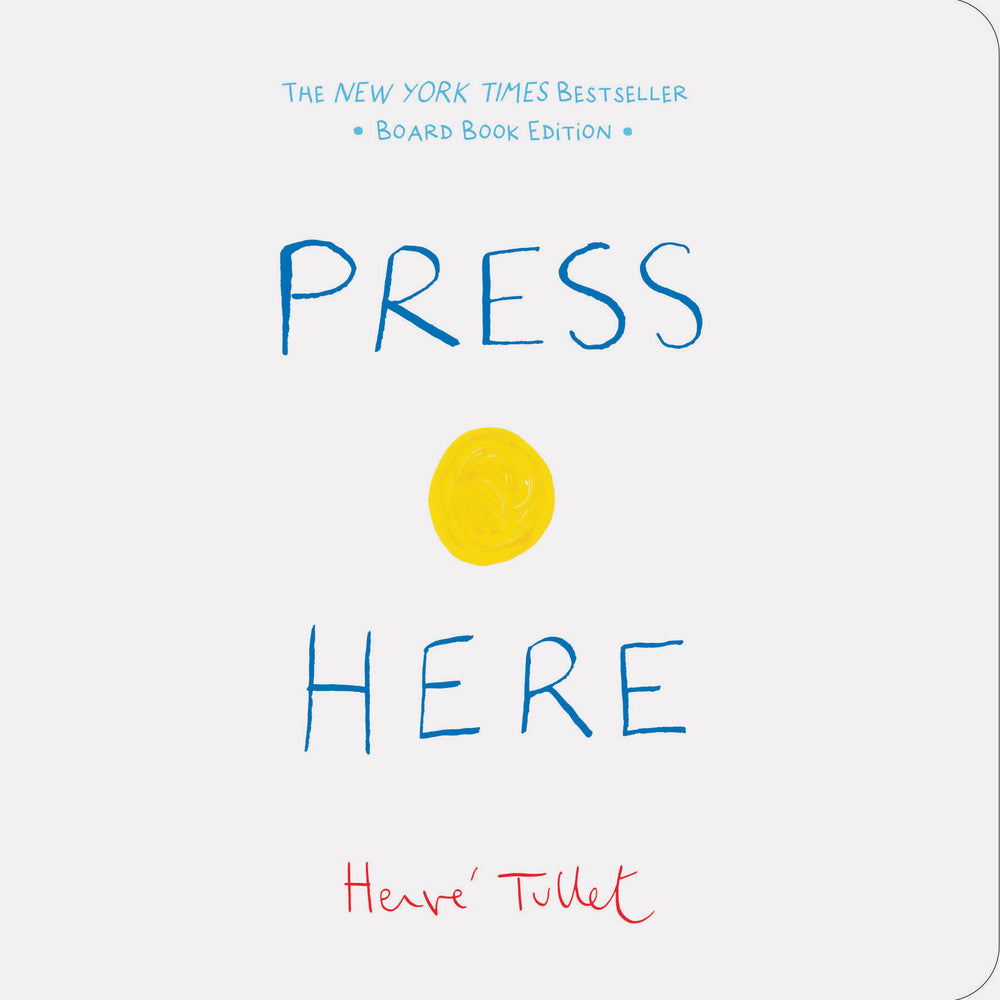 Book cover for Press Here: Board Book Edition