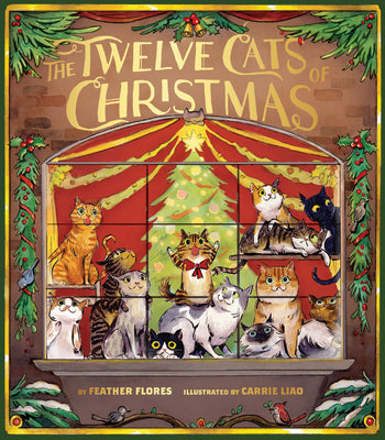 Book cover for The Twelve Cats of Christmas