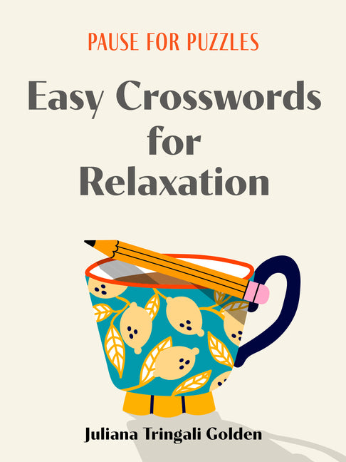 Book cover for Pause for Puzzles: Easy Crosswords for Relaxation