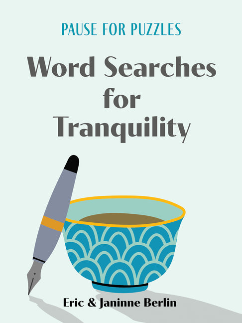 Book cover for Pause for Puzzles: Word Searches for Tranquility