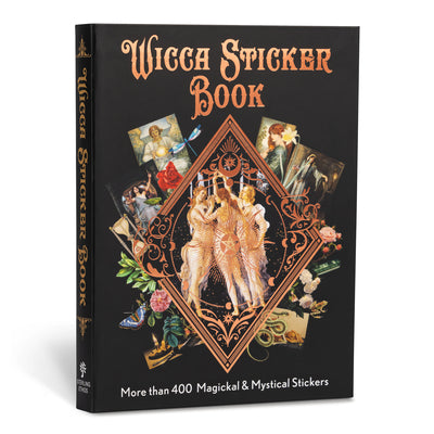 Book cover for Wicca Sticker Book: More Than 400 Magickal & Mystical Stickers
