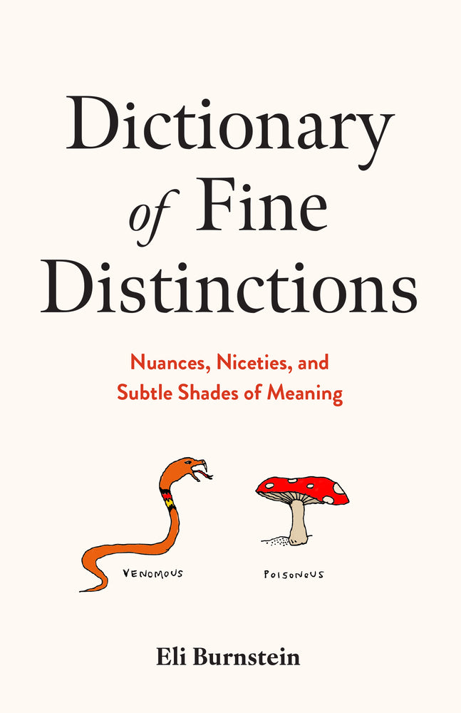 Book cover for Dictionary of Fine Distinctions: Nuances, Niceties, and Subtle Shades of Meaning